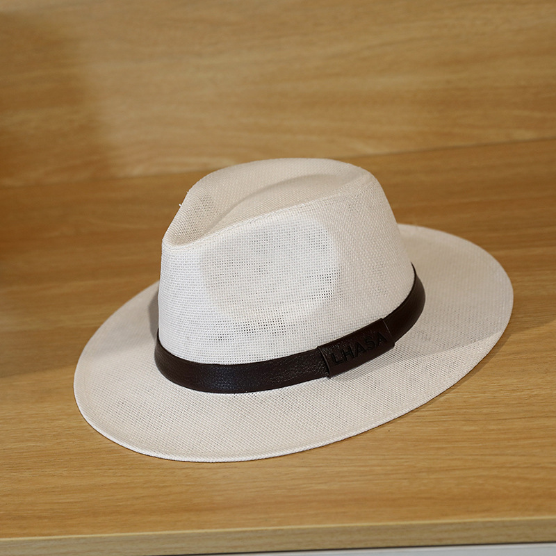 British-style Straw Sun Hat For Men Perfect For The Beach photo 4