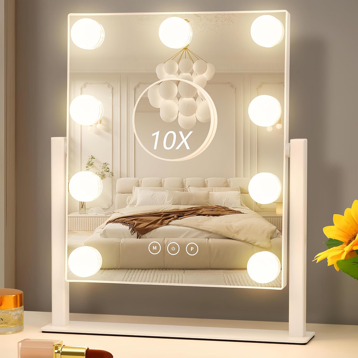 Smart Makeup Mirror Desktop With Bulb Fill Light Dressing photo 4