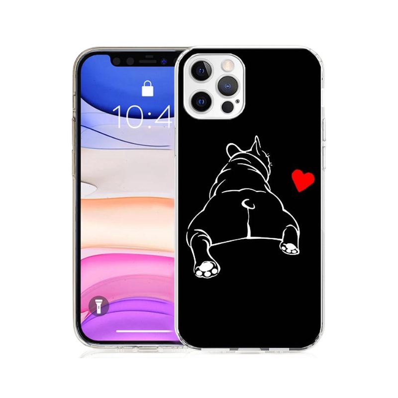 Creative Art Line Dog Heart Phone Case photo 8