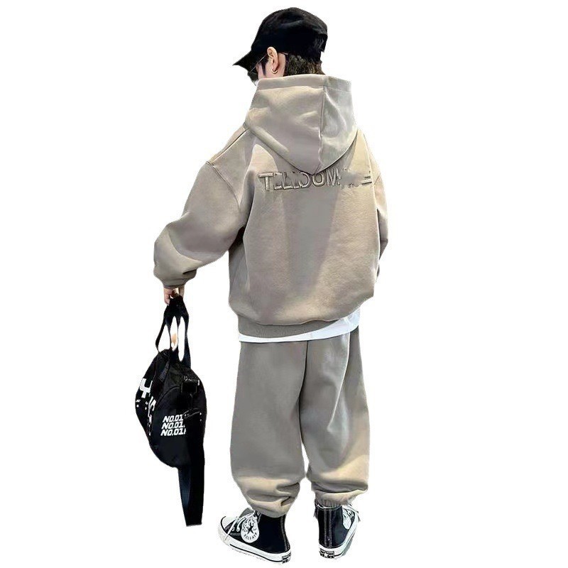 Polyester Children's Loose-fitting Plus Size Pullover photo 4