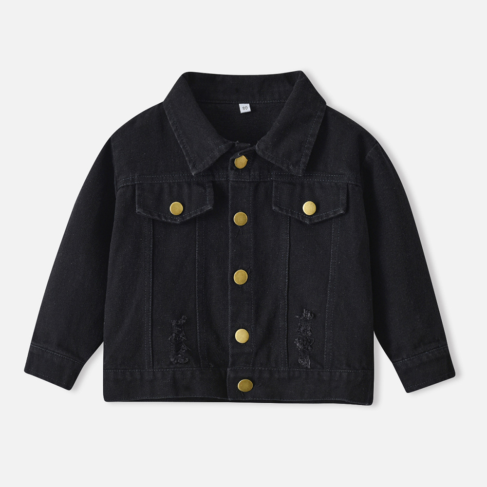Spring Autumn New Style Casual Ripped Jacket For Boys And Girls photo 8