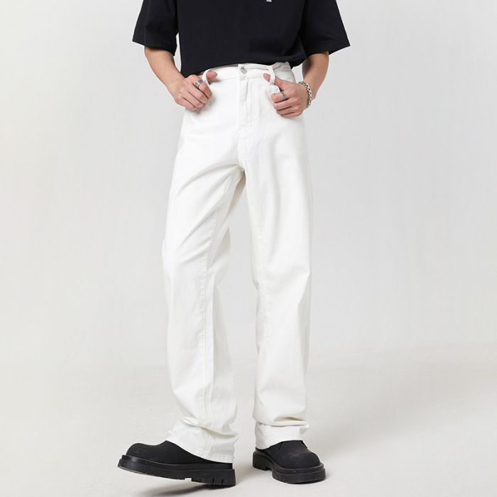 American Vintage Inspired High Street Style Loose-fit Straight-leg Stretch Pants photo 2