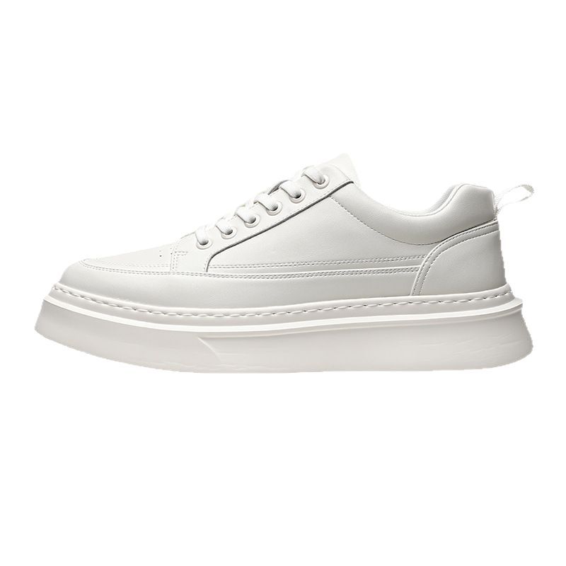 White Sneakers Mens Skate Sports Casual Shoes Mens Breathable Trendy Shoes photo 5