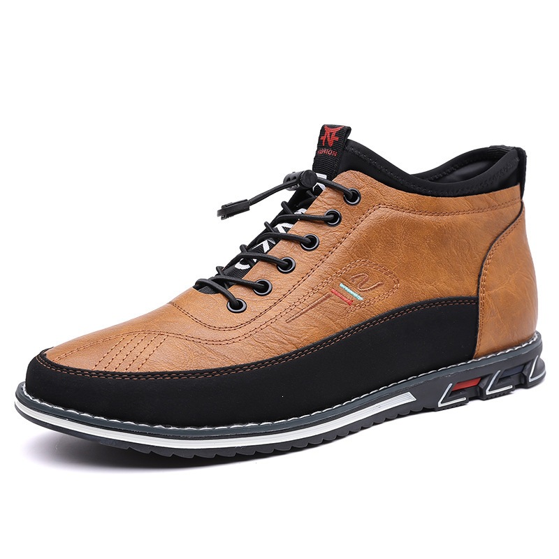 Mens High-top Stylish Mid-calf Boots photo 5