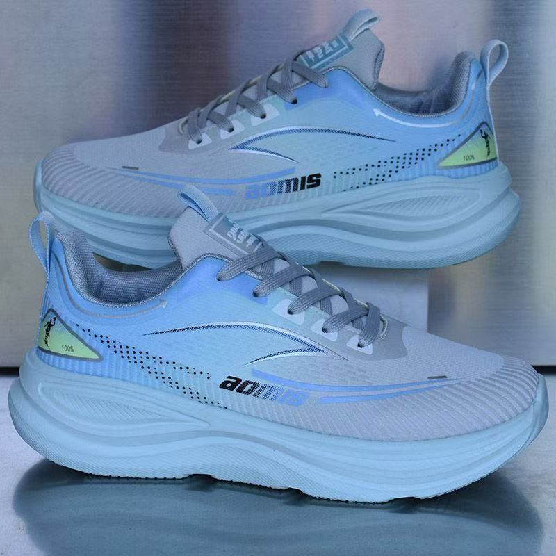 Waterproof Leather Upper Soft Sole Non-slip Lightweight Shock-absorbing Athletic Shoes photo 3