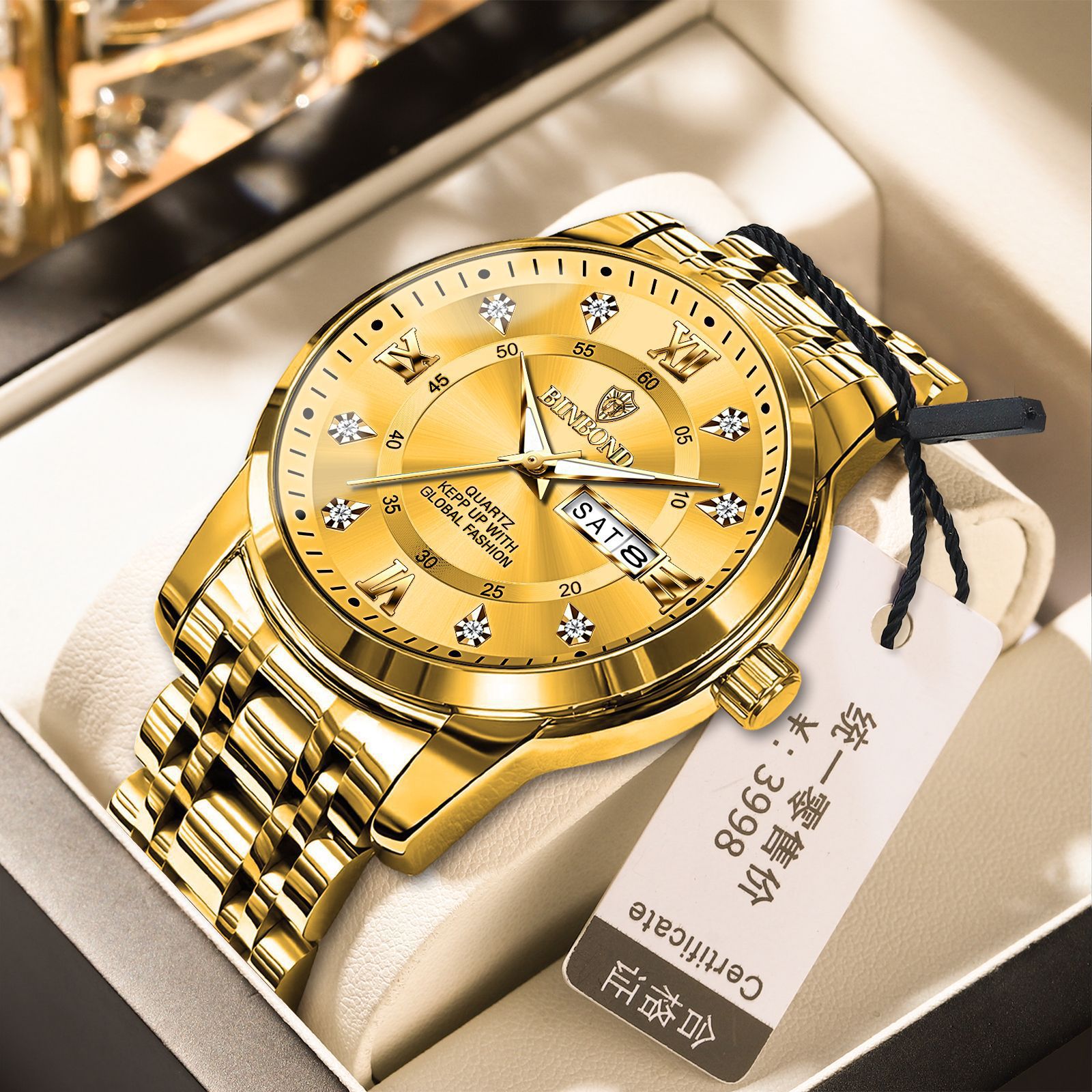 Binbang Business Light-Luxury Quartz Watch For Men photo 5