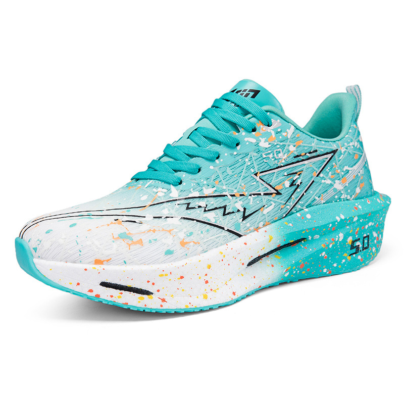 Iridescent Running Shoes Fashionable Mesh Sneakers For Jogging And Sports photo 3