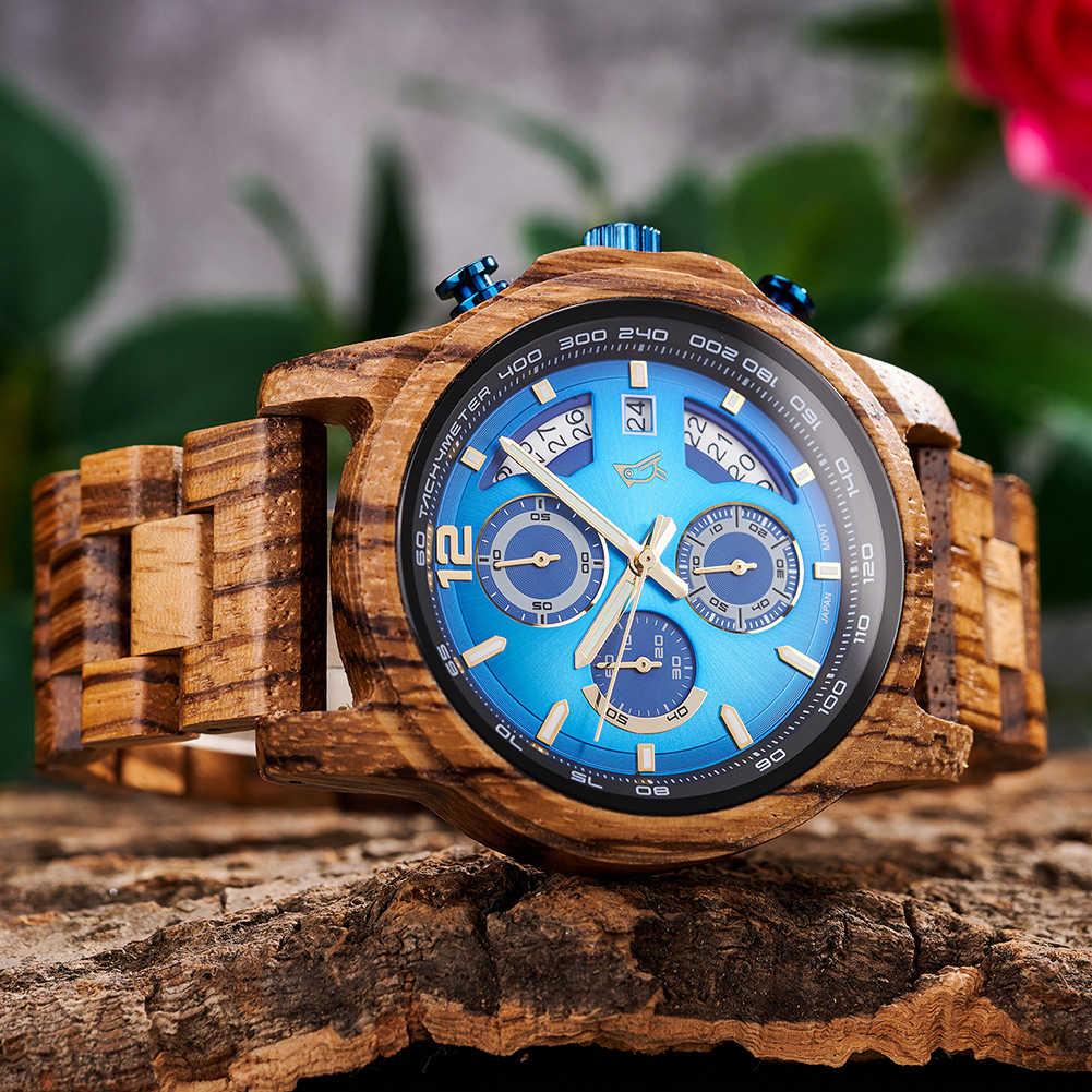 Vintage Wooden Watch For Young Men photo 3