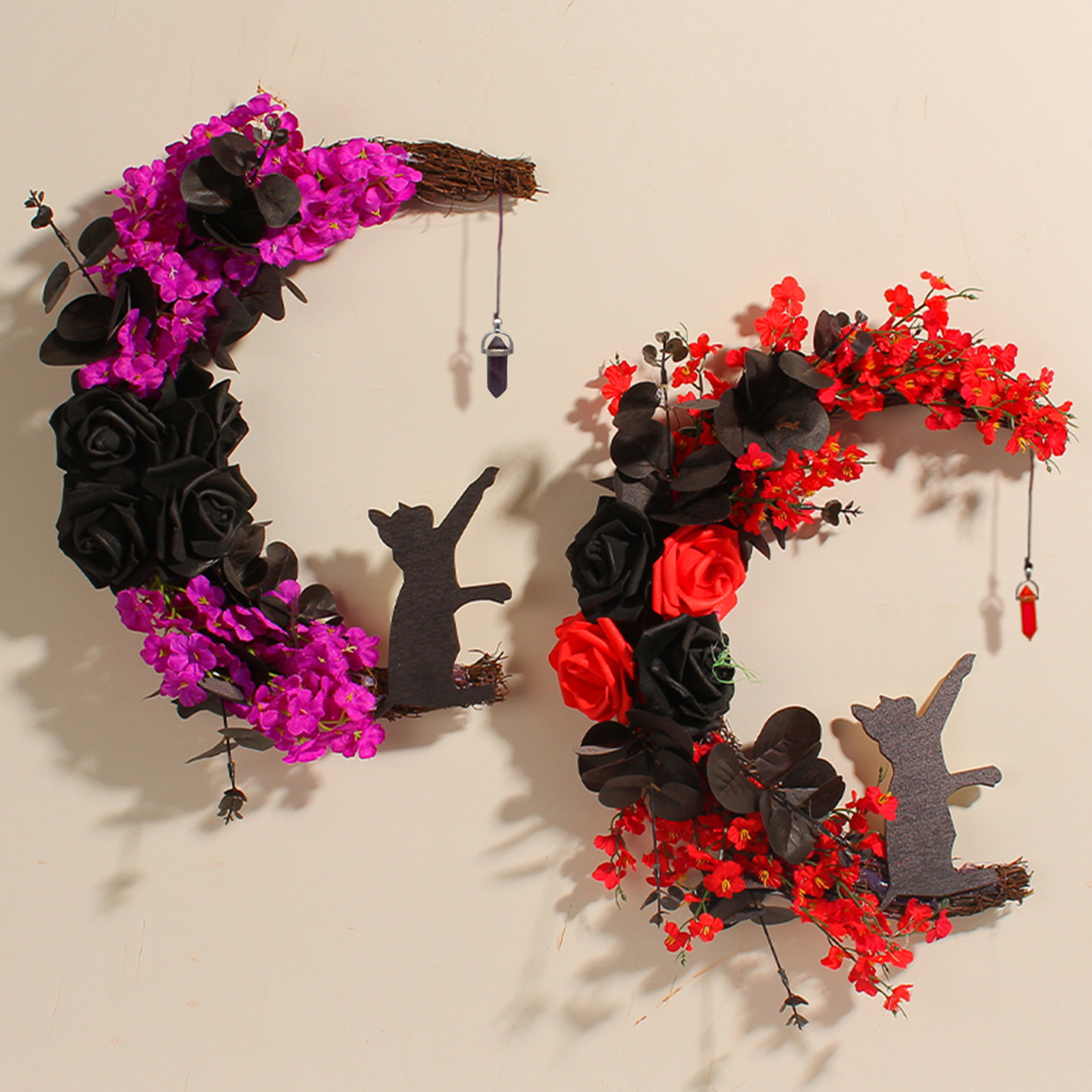 Creative Moon Cat Garland Door Pendant photo 1