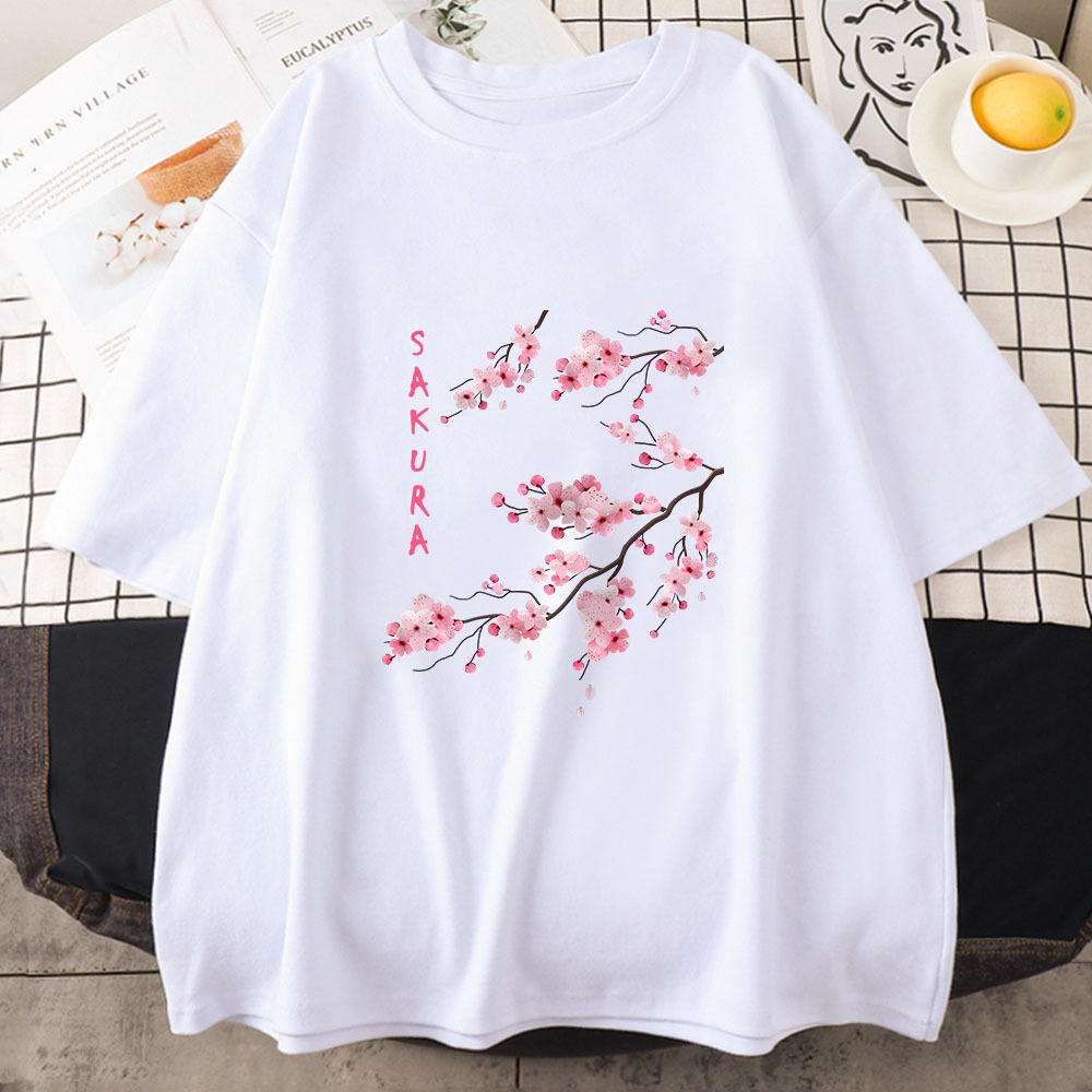 Sakura Cherry Blossom Women's T-shirt photo 4