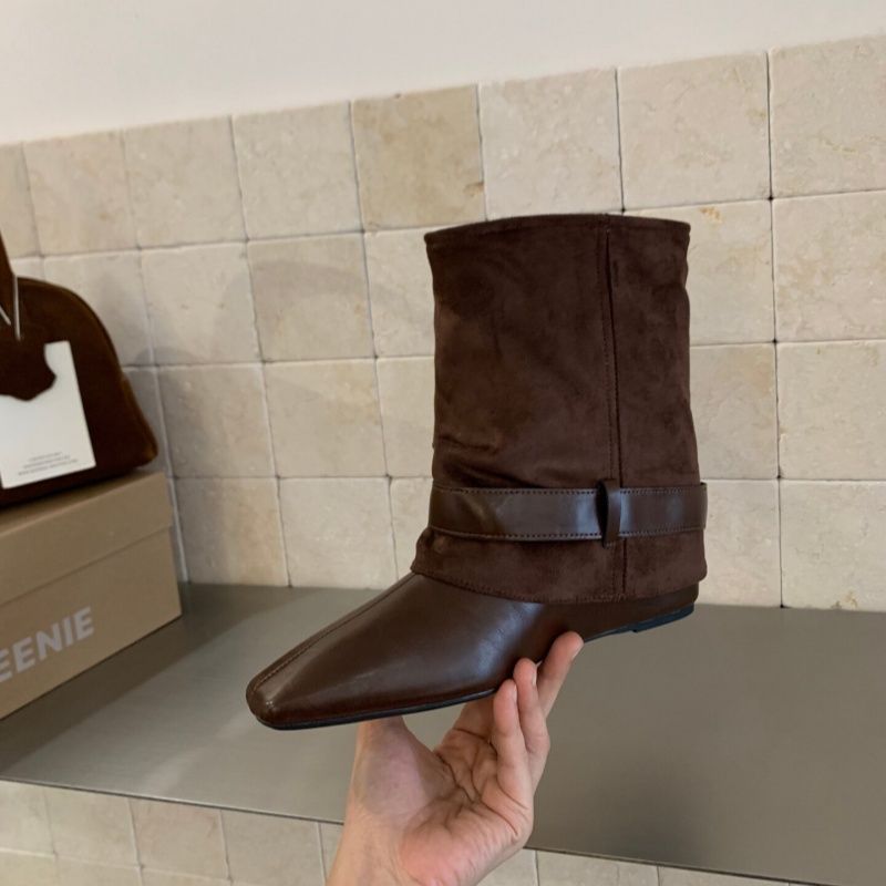 Retro-style Women's Brown Ankle Boots photo 3