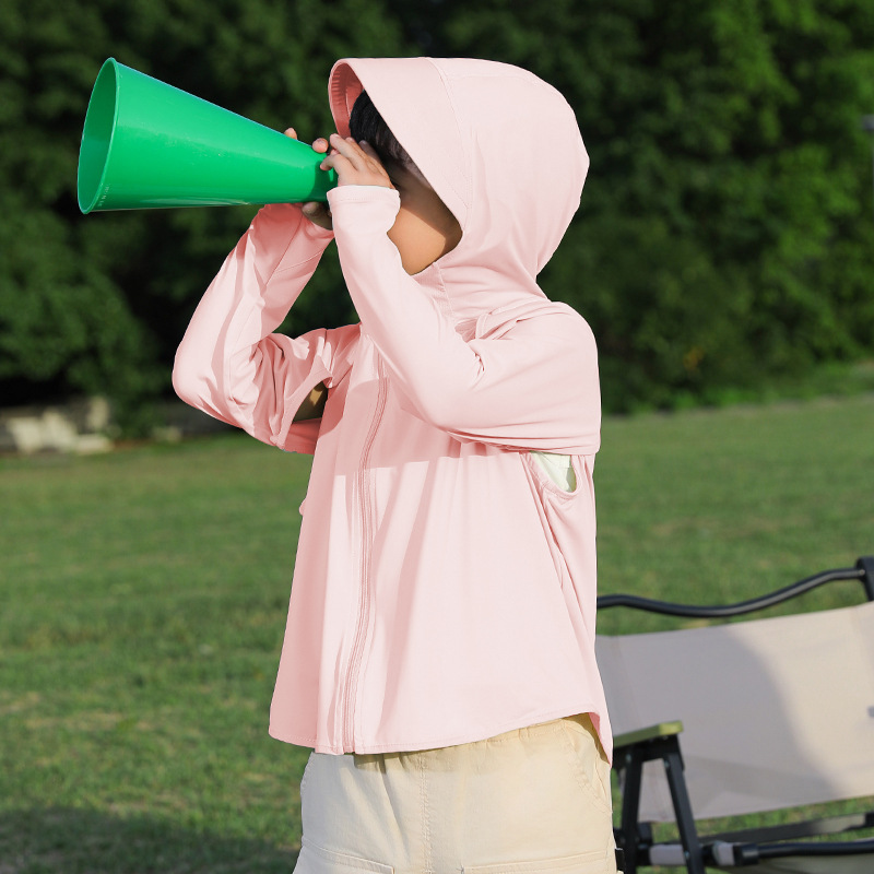 Lightweight Breathable UV-protective Loose-fitting Sun-protective Jacket For Boys photo 4