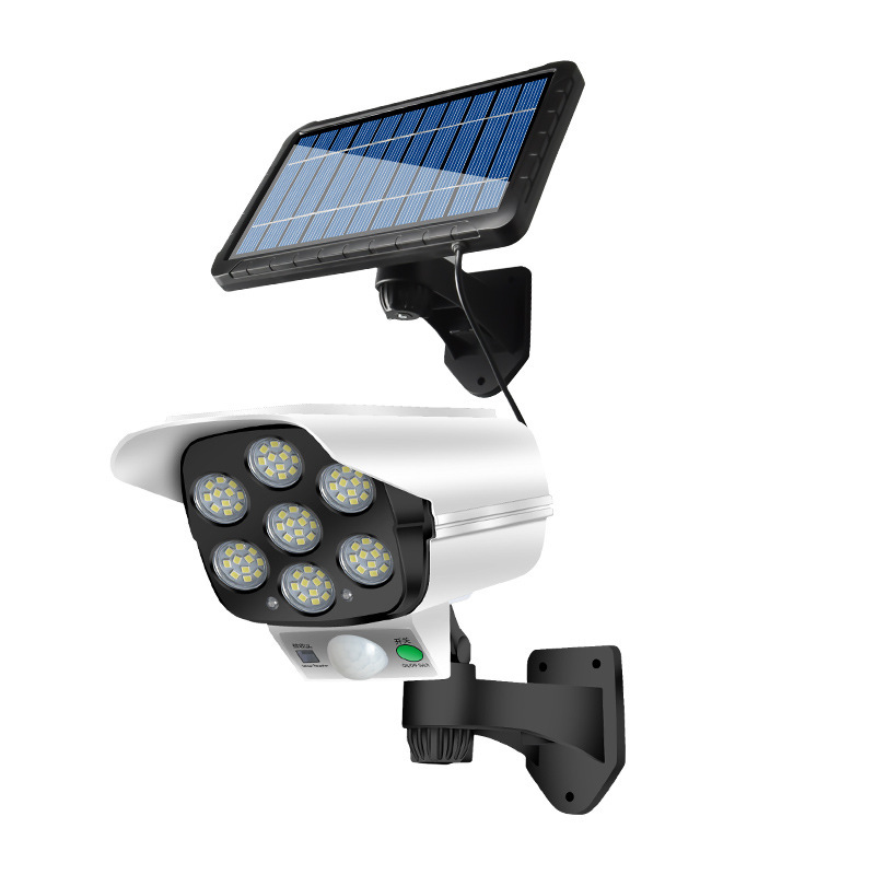 Solar Simulation Monitor Lamp Outdoor Courtyard Led Waterproof Induction Road Home Wall Road photo 3