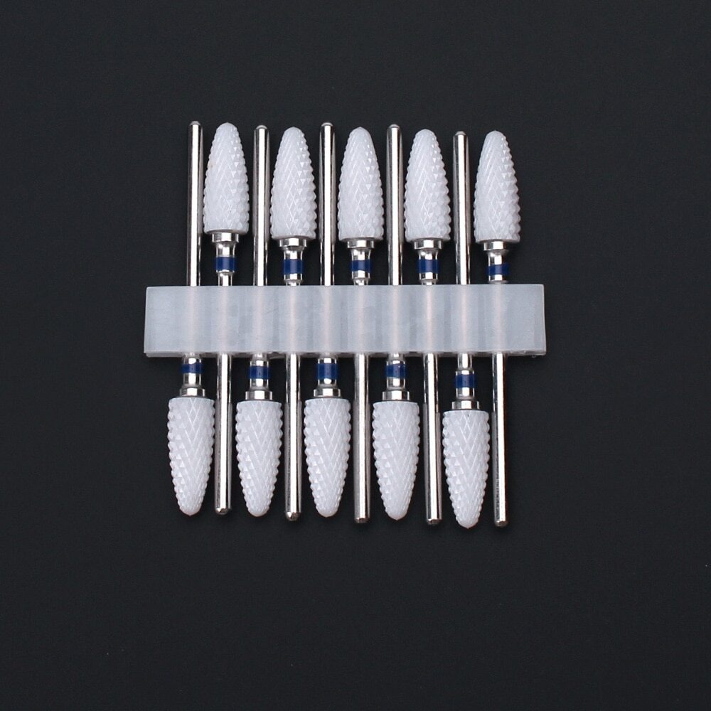 10-Piece Ceramic Nail Drill Bit Tool Set photo 4