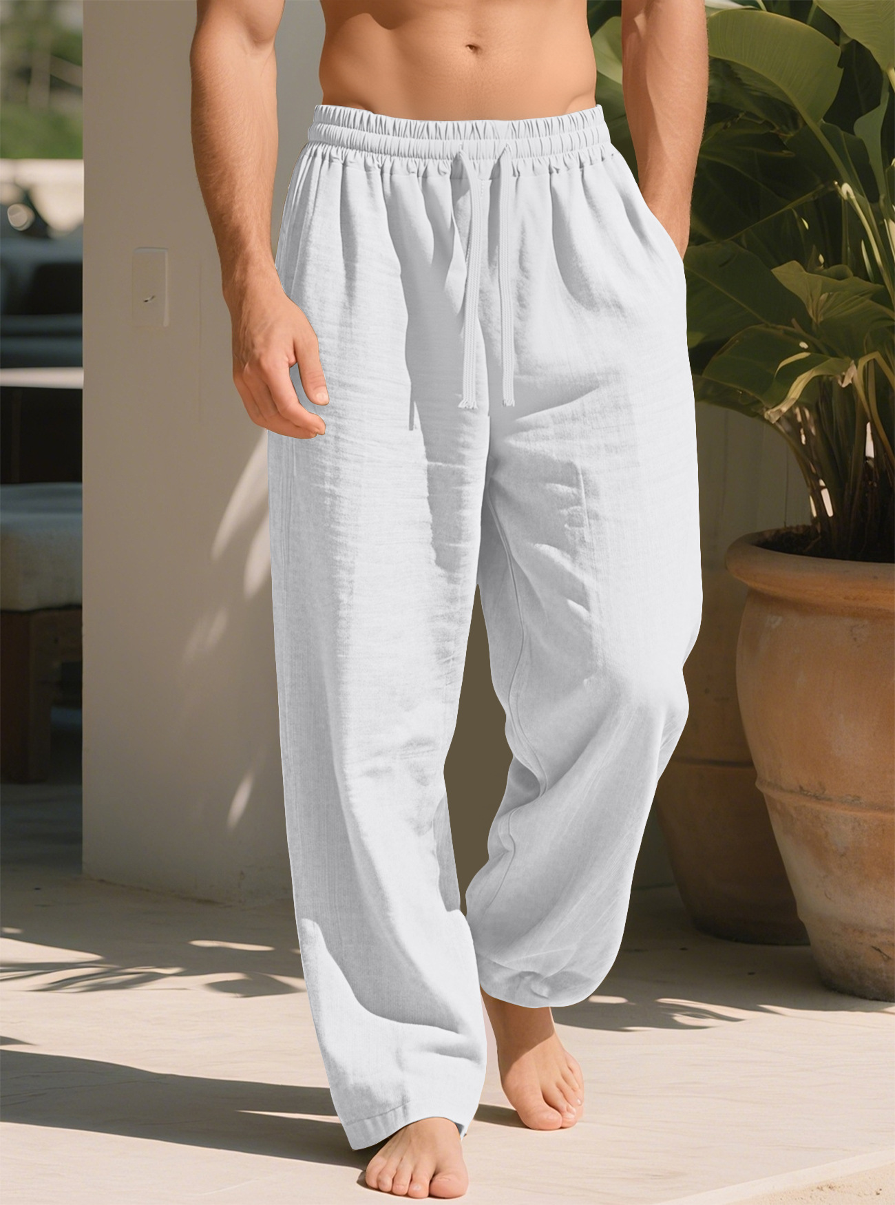 Loose Straight Casual Plus Size Breathable Quick-drying Trousers photo 2
