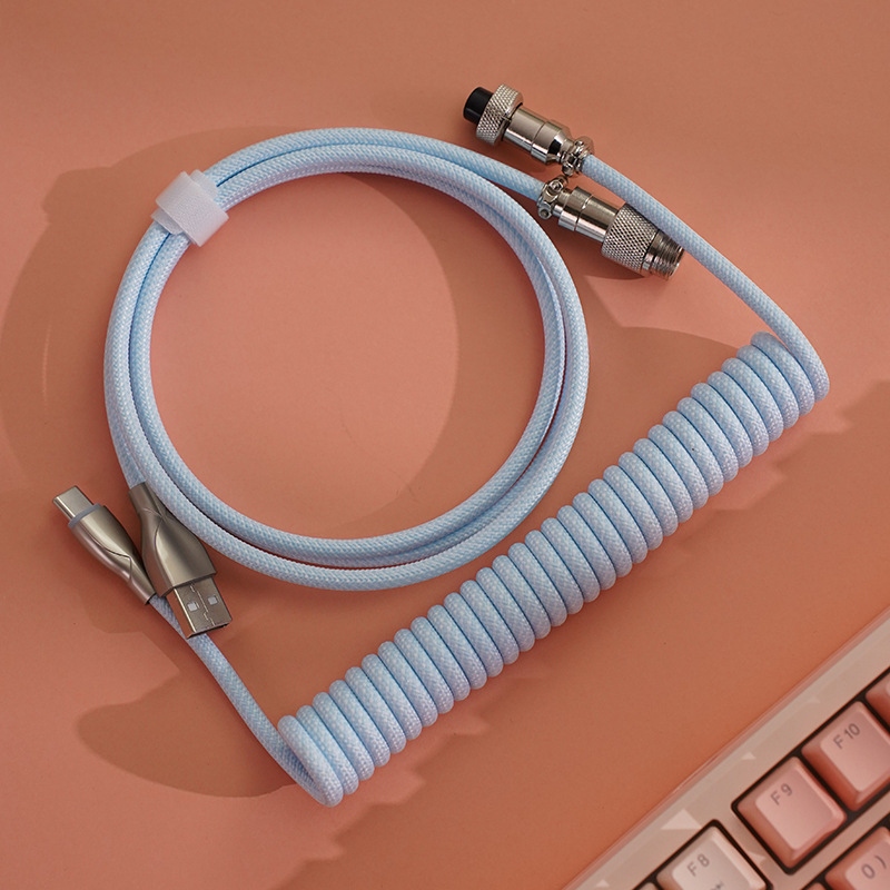 Aviation Connector Cable, Type-C Braided 8K Data Cable photo 4