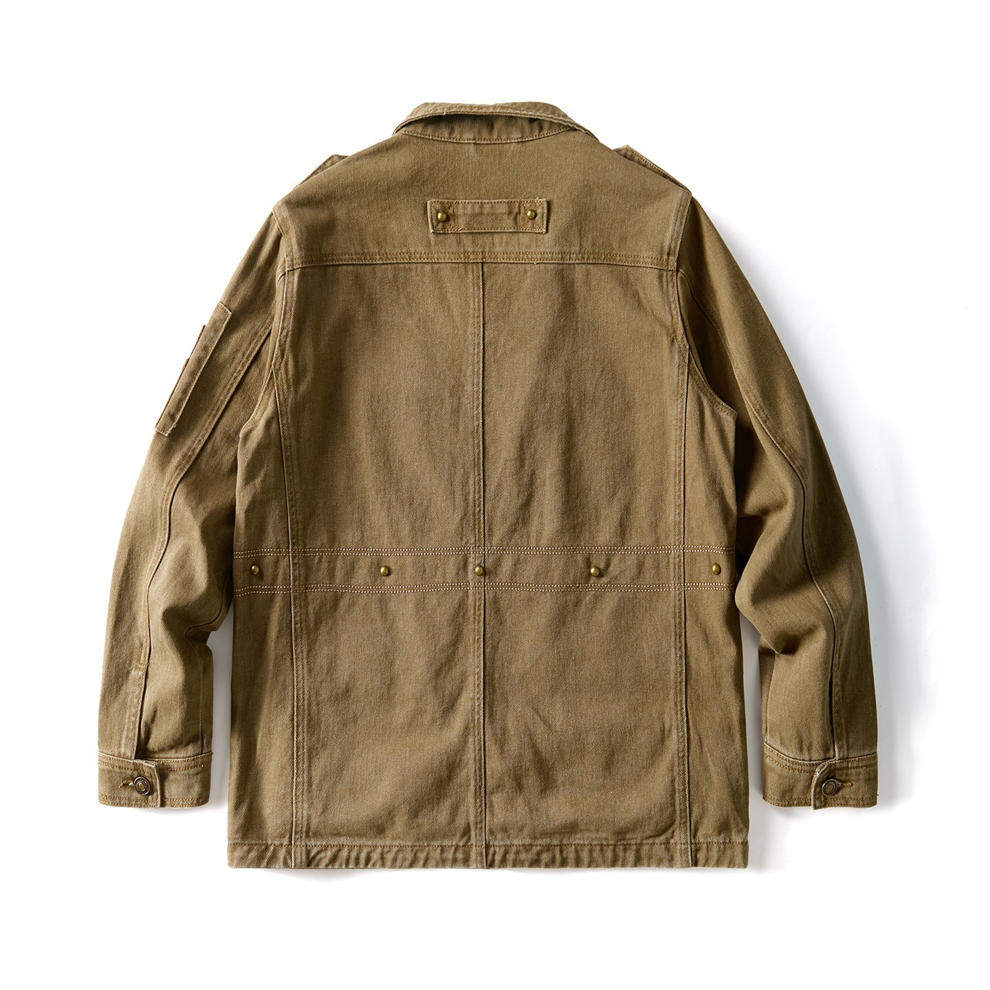 Workwear-style Loose-fitting Multi-pocket Men's Casual Cotton Jacket photo 5