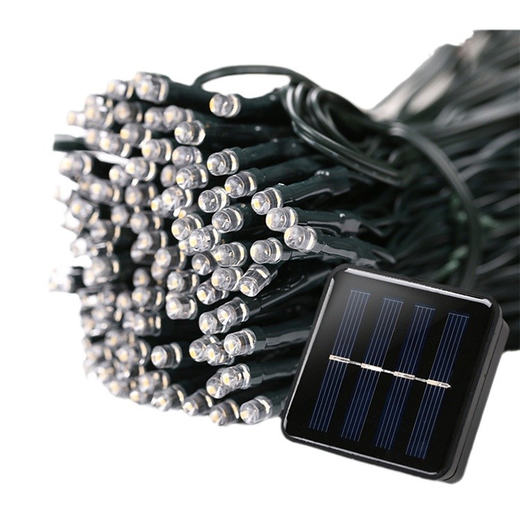 Solar Outdoor LED Color Light String Outdoor Rainproof photo 3