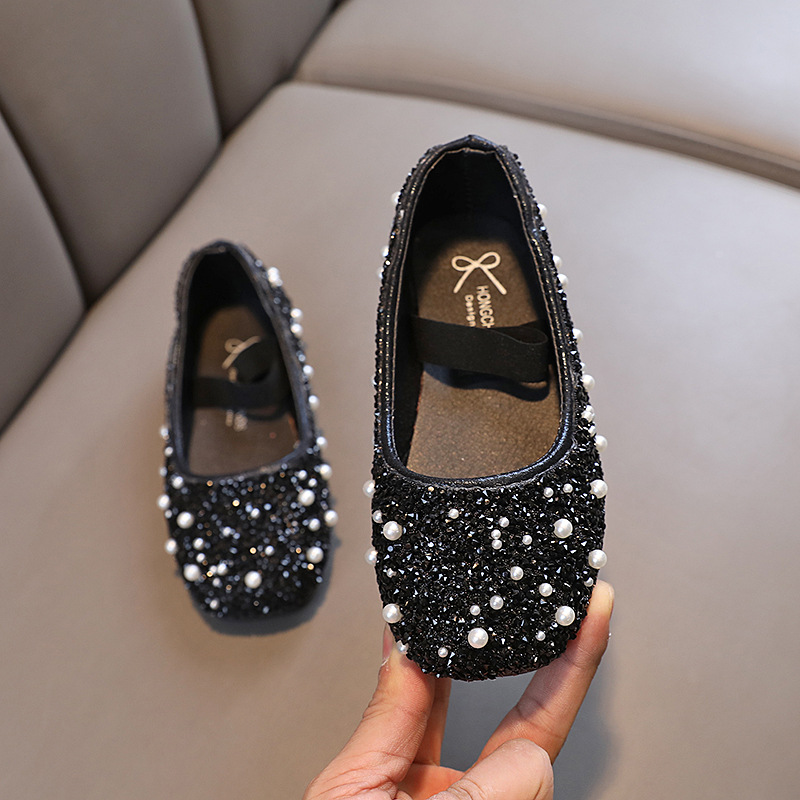 Fashionable Square-toe Bow-knot Girls Shoes photo 3