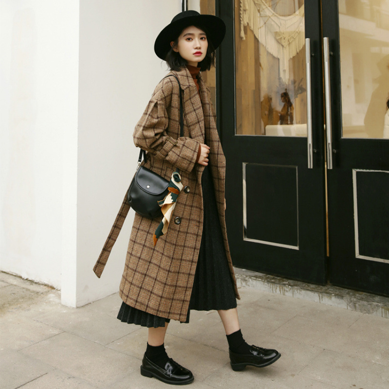 Wool Coat For Students Below-the-knee Length photo 2