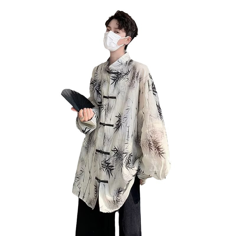 Fashionable Casual Men's Top Vintage Shirt photo 3
