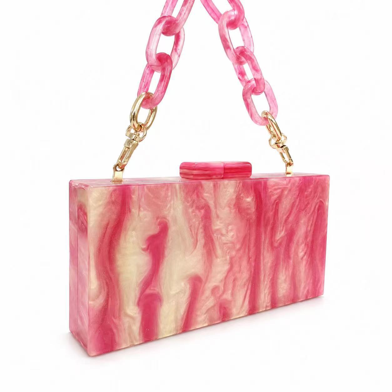 Starry Sky Acrylic Evening Shoulder Bag photo 1