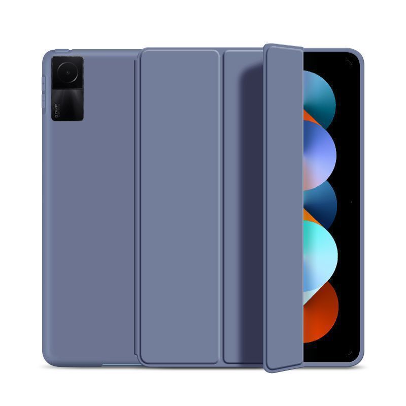 Honeycomb Three Fold Anti Drop Silicone Flat Protective Cover photo 2