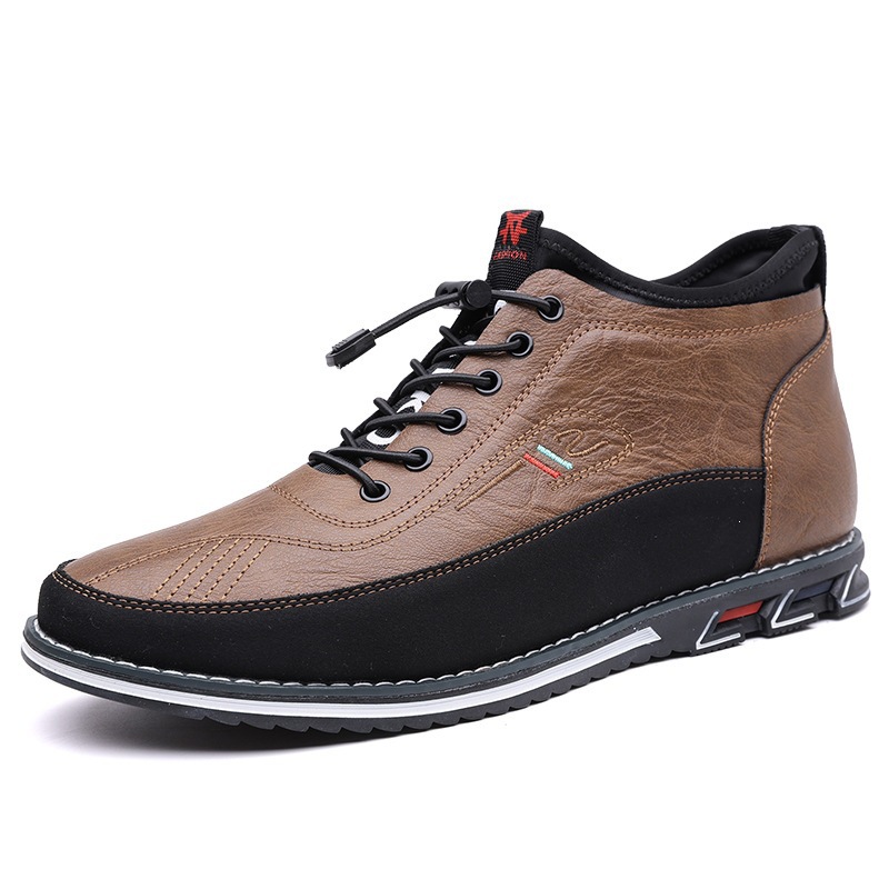 Mens High-top Stylish Mid-calf Boots photo 4