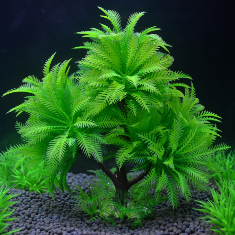 Fish Tank Landscape Artificial Water Grass Tree Landscape Simulation Aquarium Decorative Plastic Plant photo 1