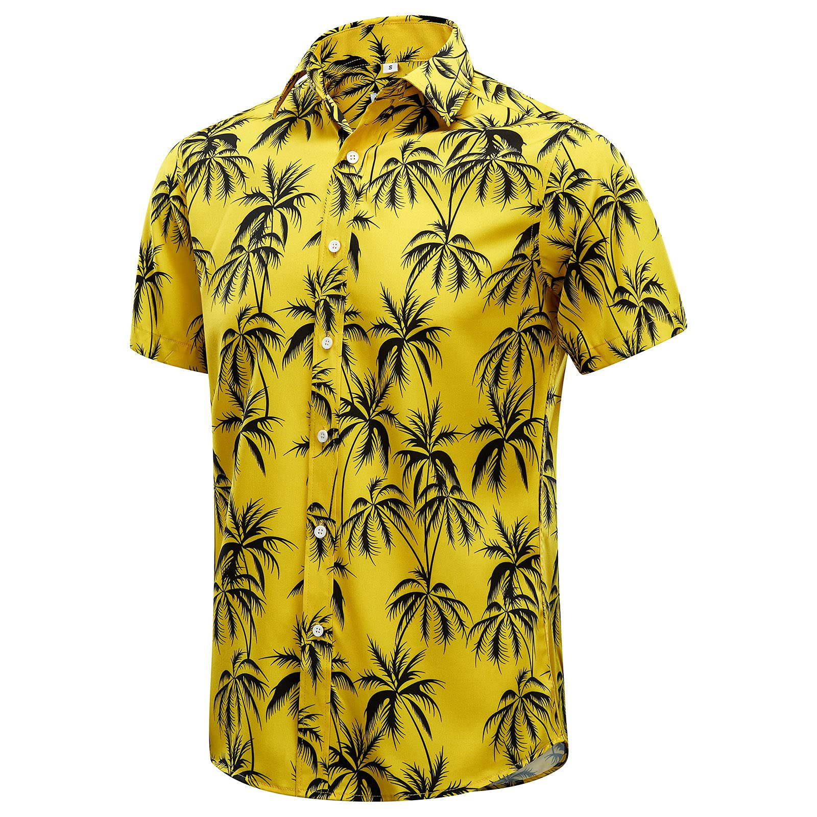 Men's Retro Printed Color-Block Short-Sleeve T-Shirt photo 5