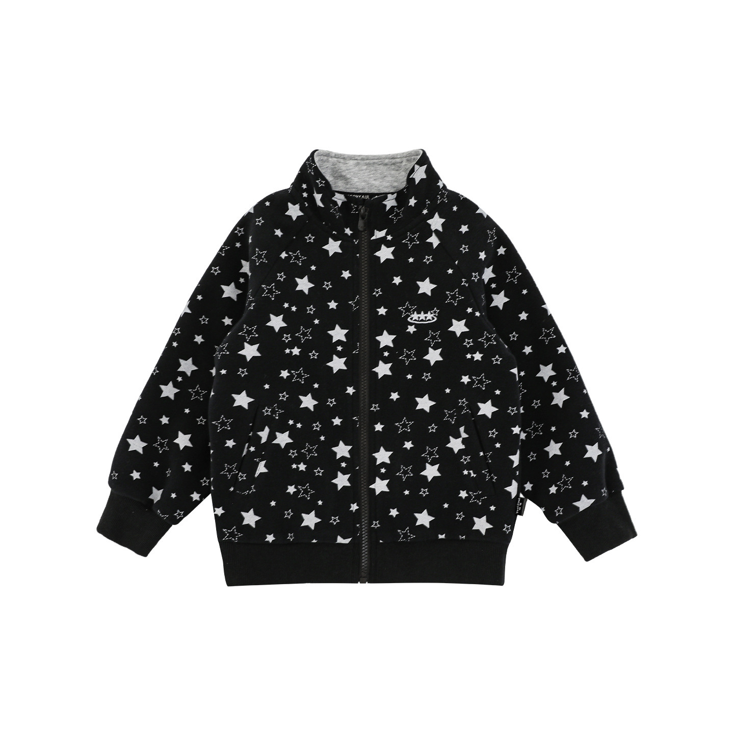 Girls' Zip-up Jacket With Polka-dot Print Sportswear photo 3