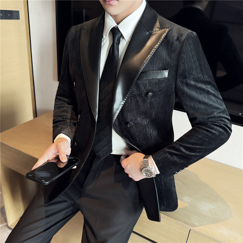 Men's Corduroy Suit Jacket Slim Fit photo 4