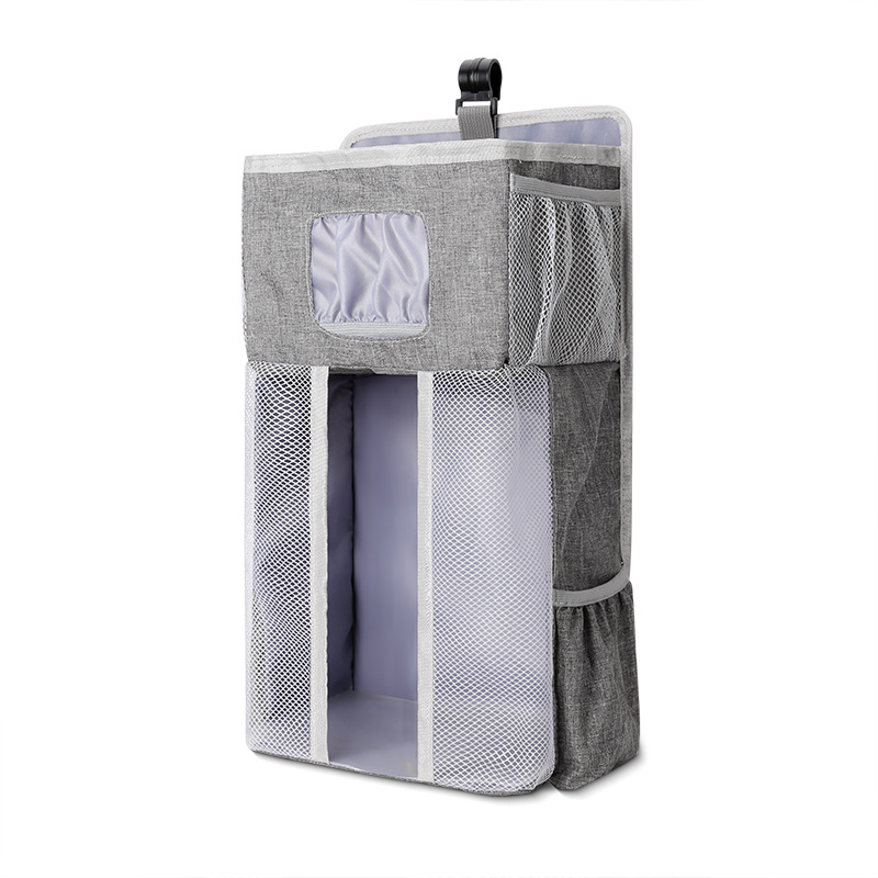 Portable Crib Hanging Bag Multi-functional Crib Storage Organizer photo 5
