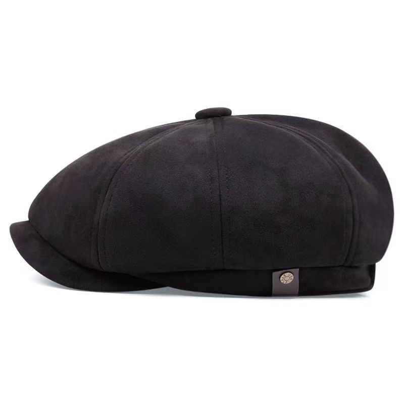 British-style Youth Casual All-match Vintage Octagonal Beret photo 2