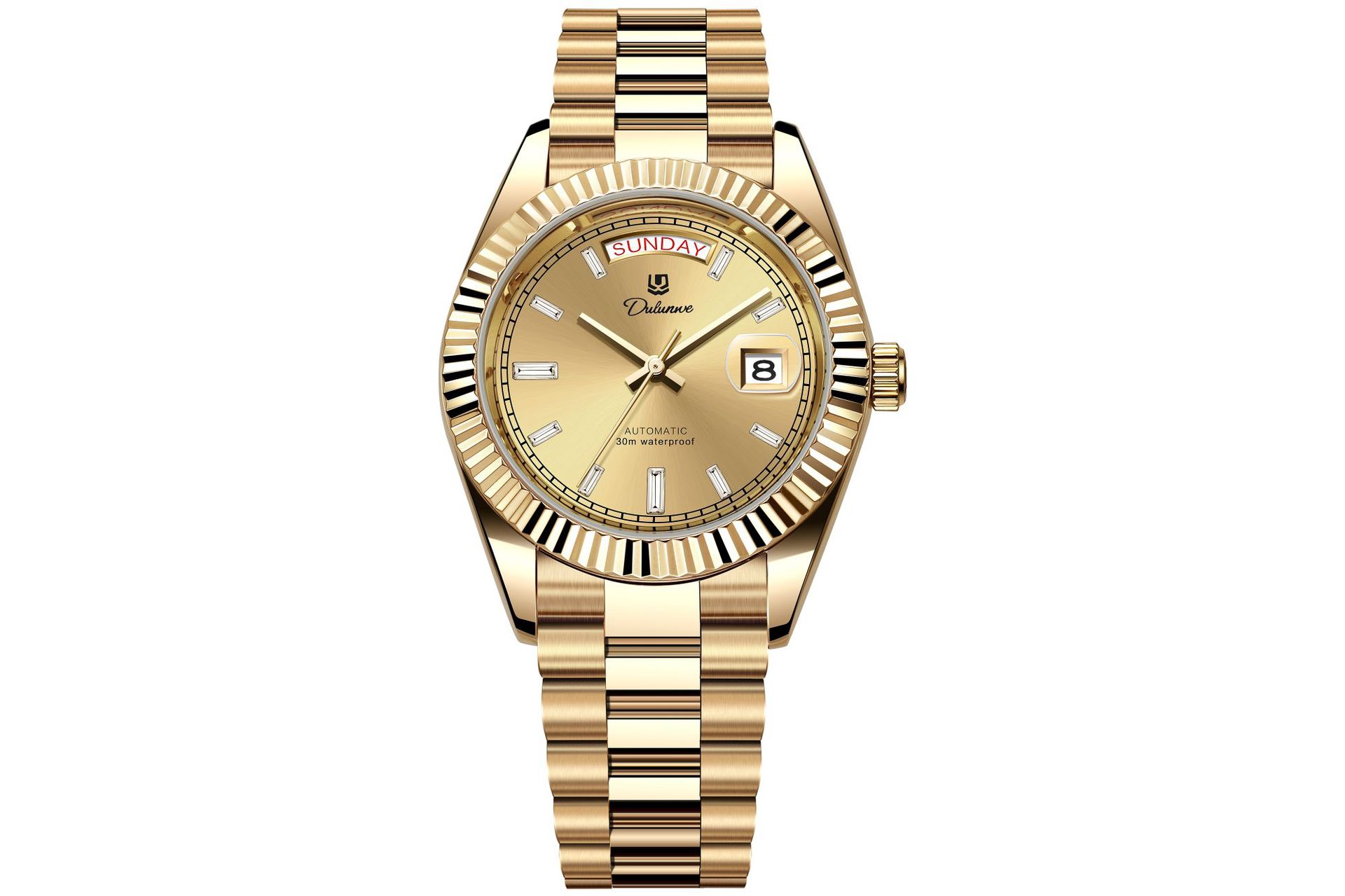 Dual-calendar Automatic Mechanical Mens Watch photo 3