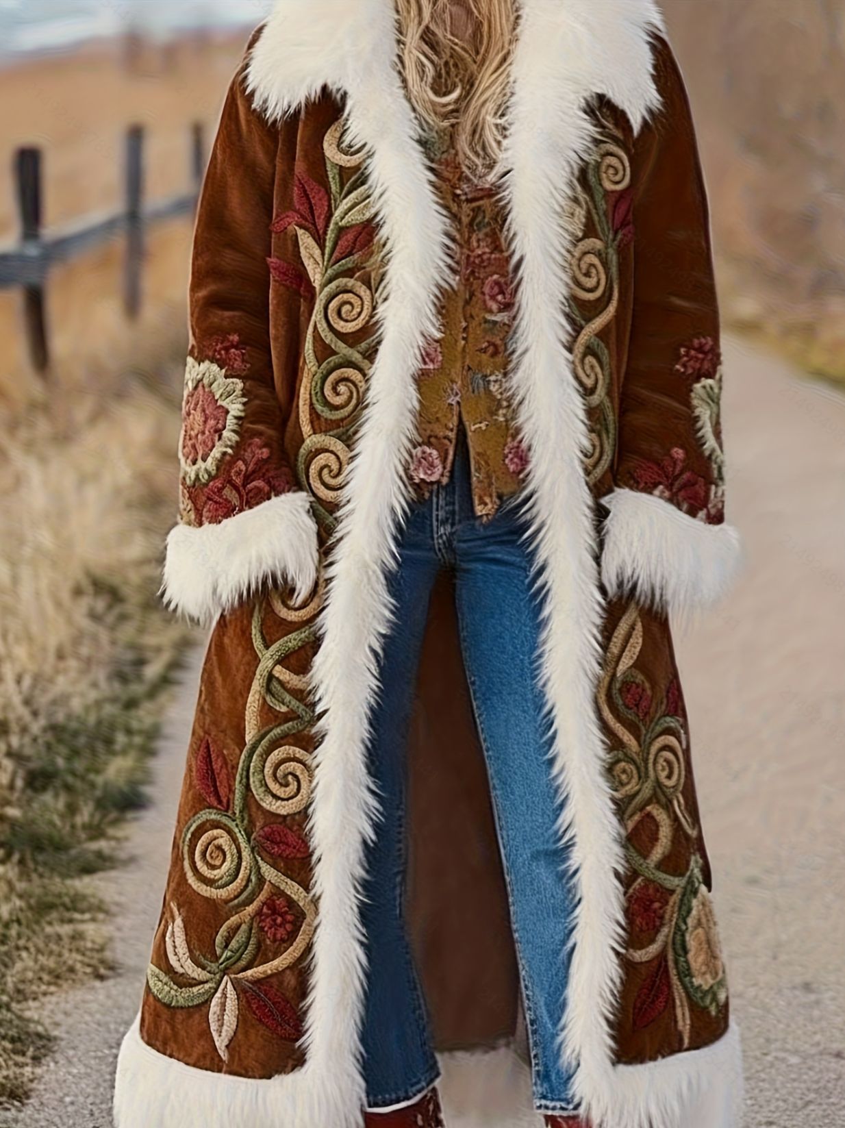 Western-style Vintage Denim Coat For Women European And American Style photo 4