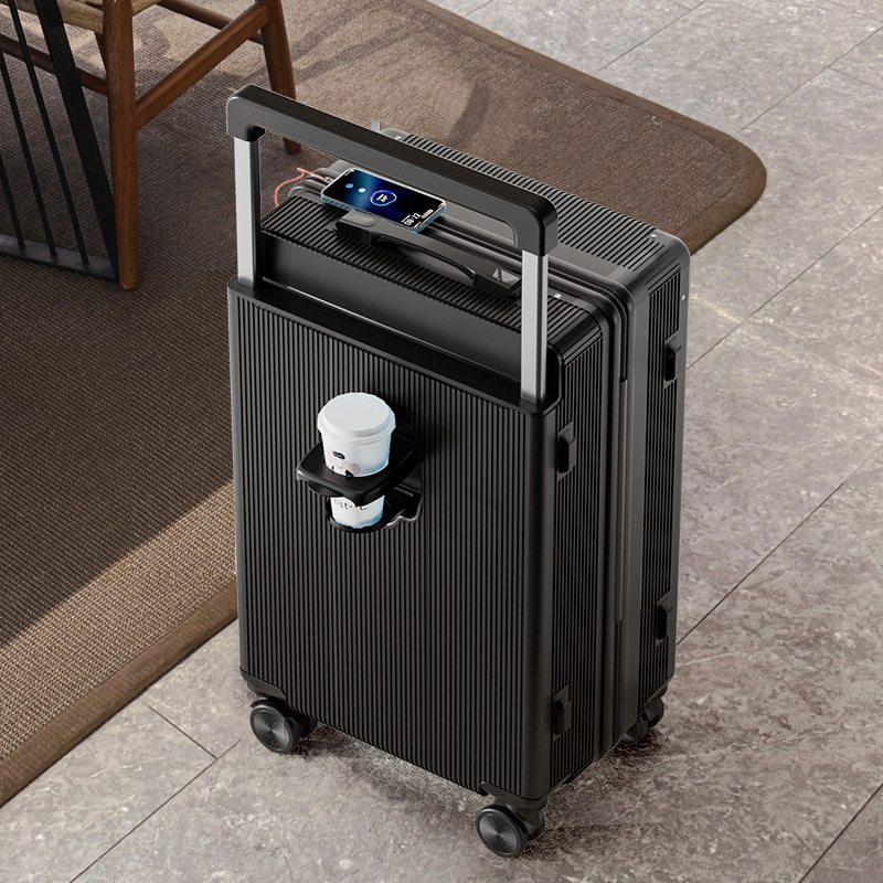 Wide-handle Suitcase Travel Case Luggage With Omnidirectional Silent Wheels And A Combination Lock photo 2