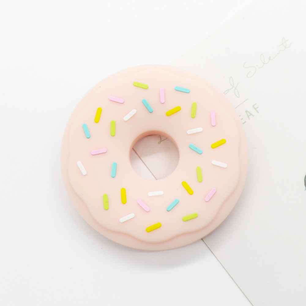 Food-grade Silicone Donut Baby Teether photo 4