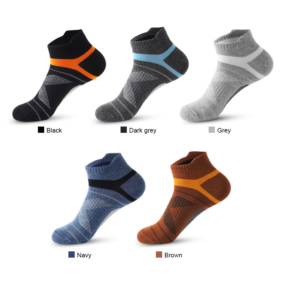 Short Cotton Socks Sweat-absorbent And Odor-resistant Mens Running Sport Socks photo 7