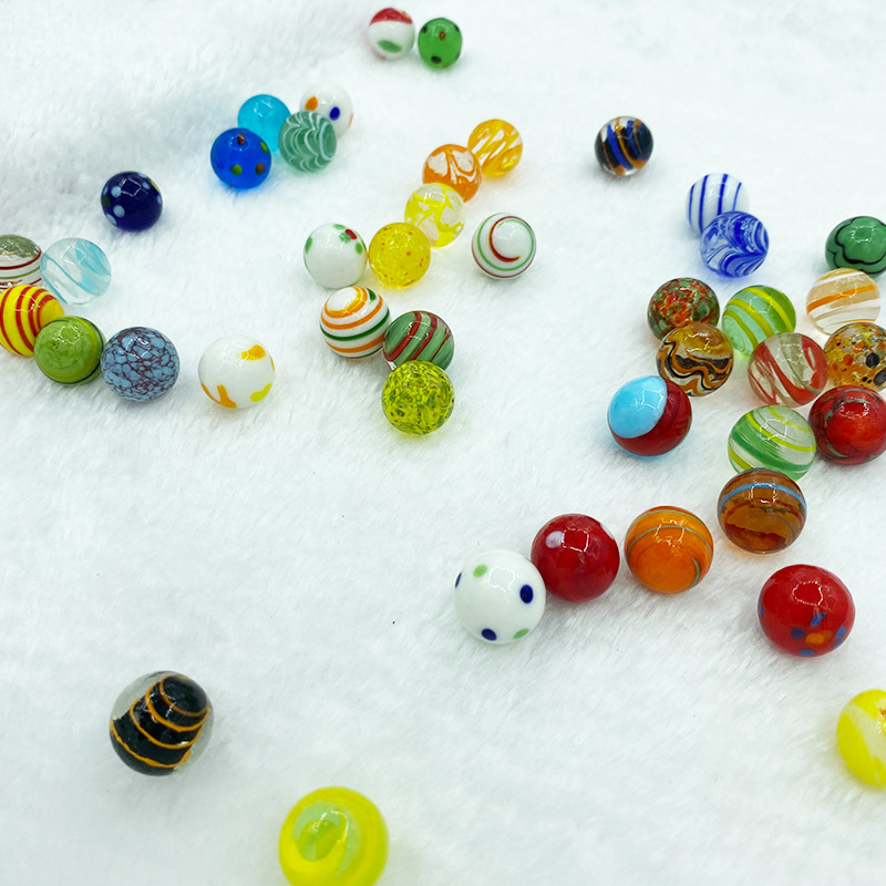 Colorful Solid Game Glass Marbles Fish Tank And Flower Pot Decoration photo 2