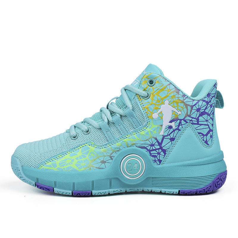 Boys Mesh Breathable Durable Casual Basketball Sneakers photo 6