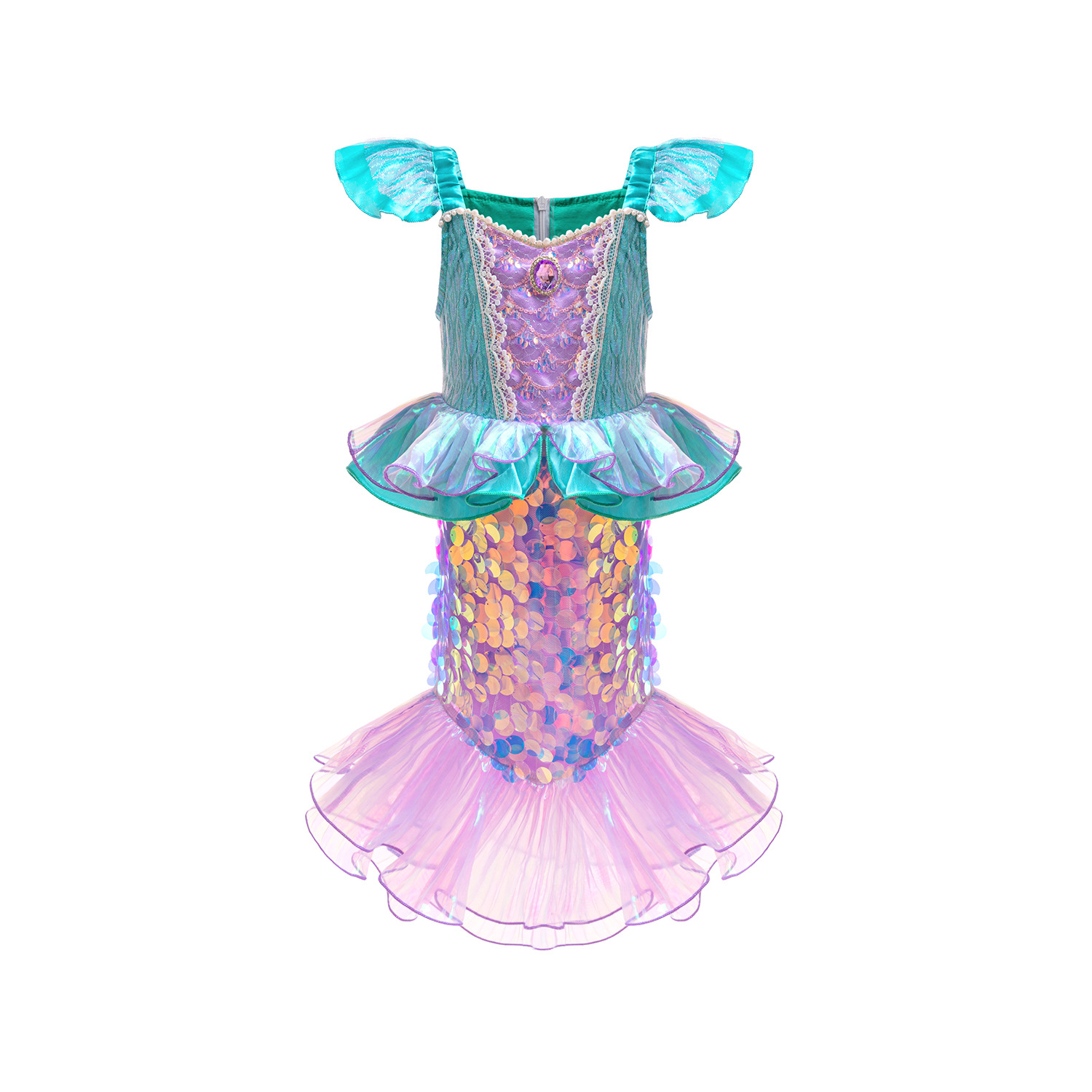 Original Version Shiny Sequined Mermaid Skirt Made From A Synthetic Fiber Blend photo 2
