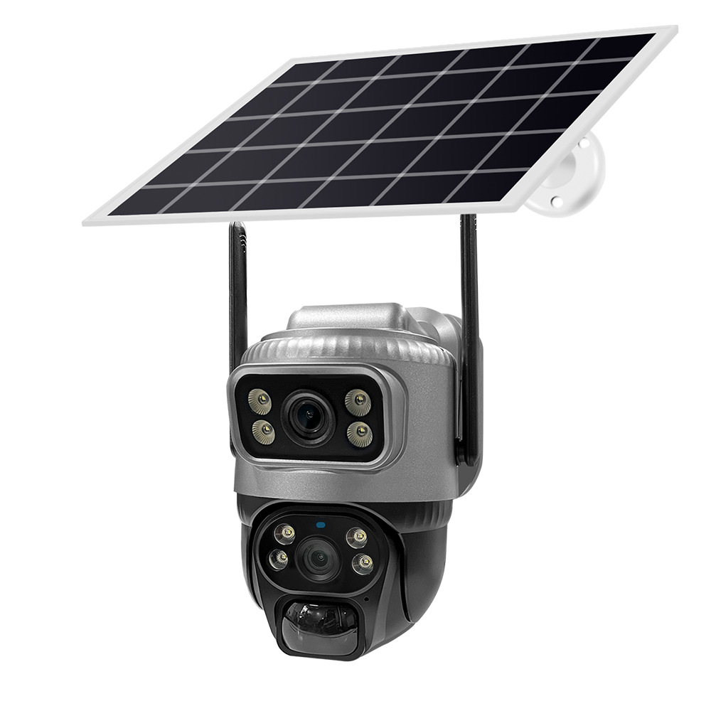 Dual-lens Solar-powered 4G Low-power Surveillance Camera photo 5