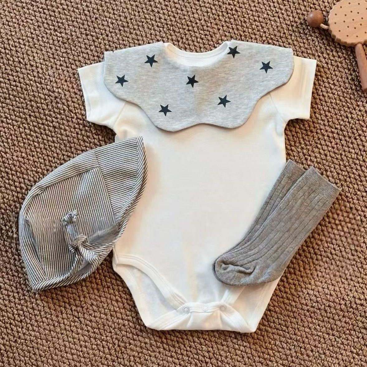 Baby Warm Comfortable Breathable Pure Cotton Triangle Crawling photo 2