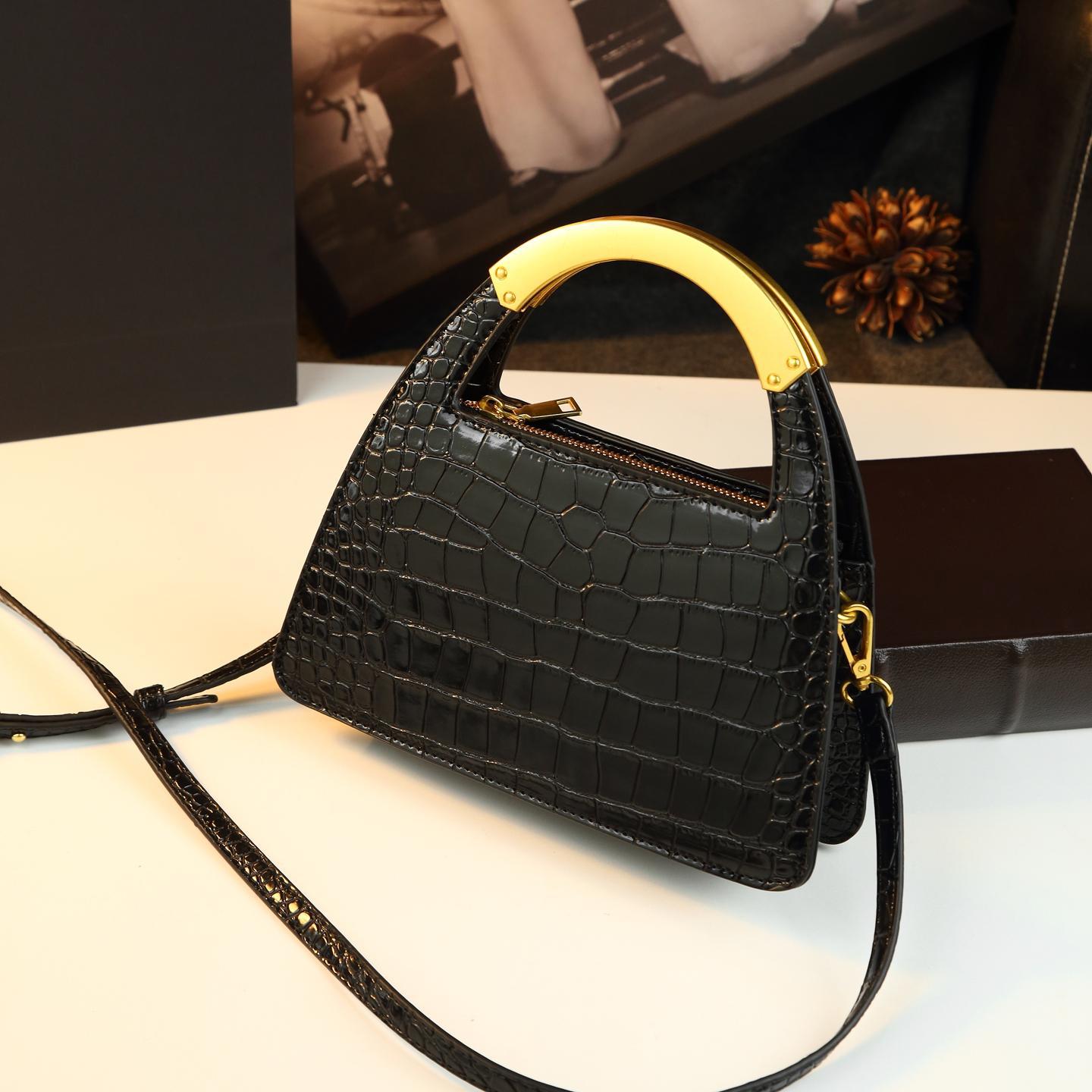 New Crocodile Pattern Minority Fashion Western Style Women's Cross-body Bag photo 2