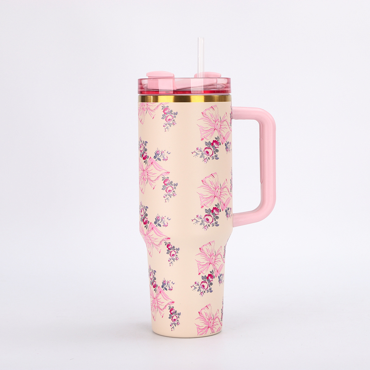 Portable Car Ice Tumbler With Straw Stainless Steel Insulated Cup photo 7