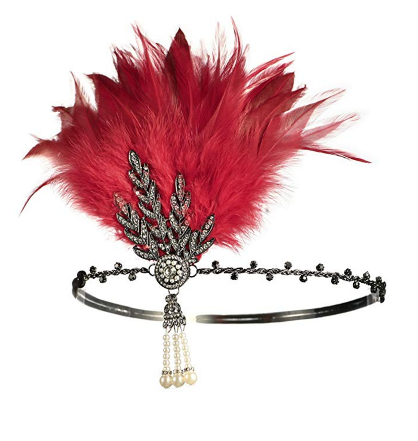 Masquerade Feather Headpiece Cross-Border Vintage Hair Band In European And American Style photo 7