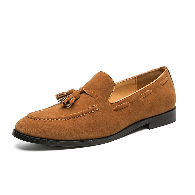 Matte-finish Hairstylist Casual Shoes, British-style Nightclub All-match photo 4