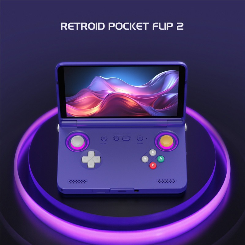 OLED Flip-screen Handheld Game Console photo 1