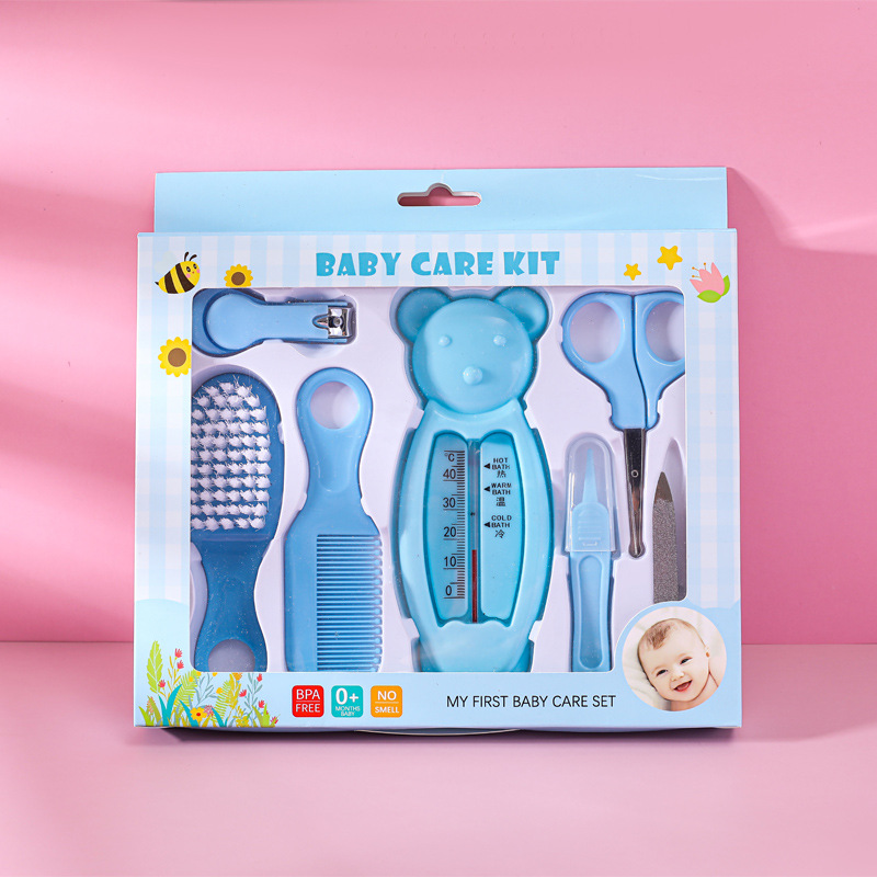 Water Thermometer Set English-packaged 7-piece Baby Care Kit photo 3